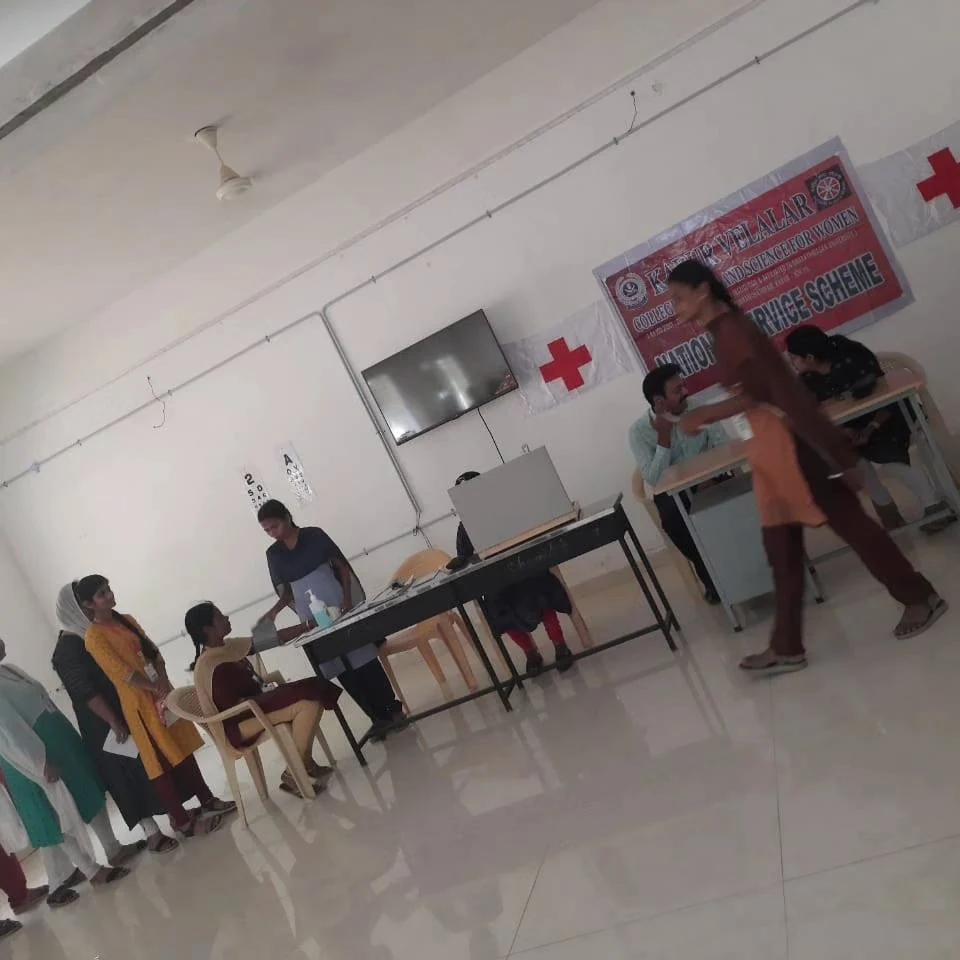 free eye camp along with NSS & YRC